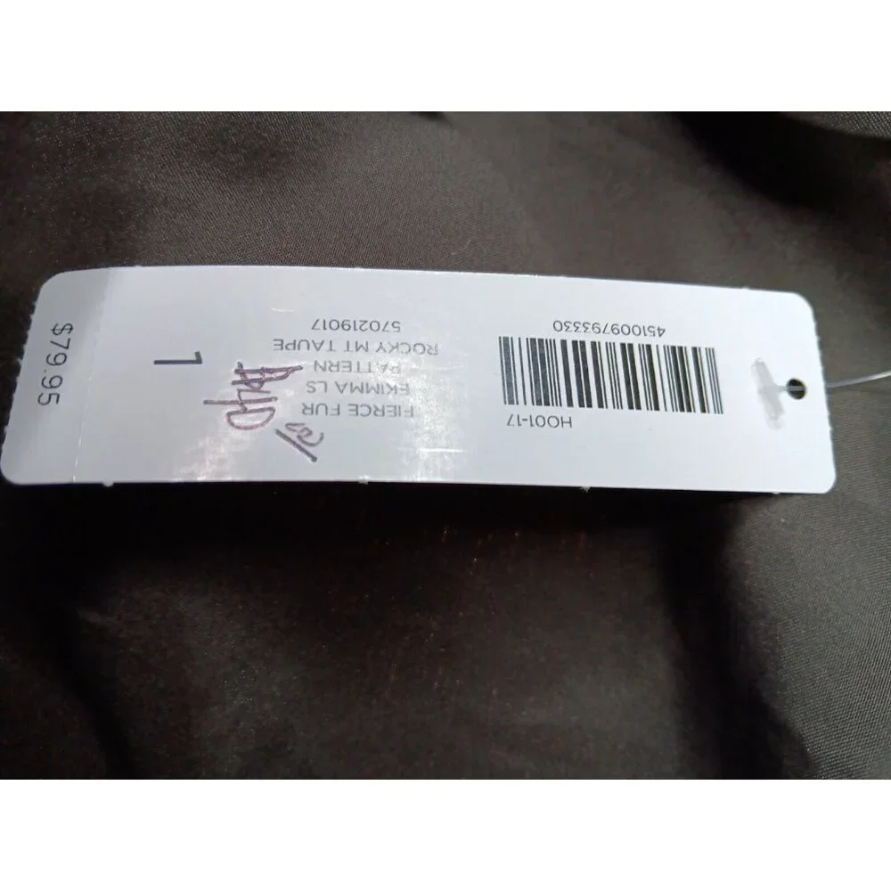 NWT Chicos Sz 1 Fierce Faux Fur Ekimma Jacket Leopard Brown Tan Rocky Mt Taupe - Picture 9 of 10